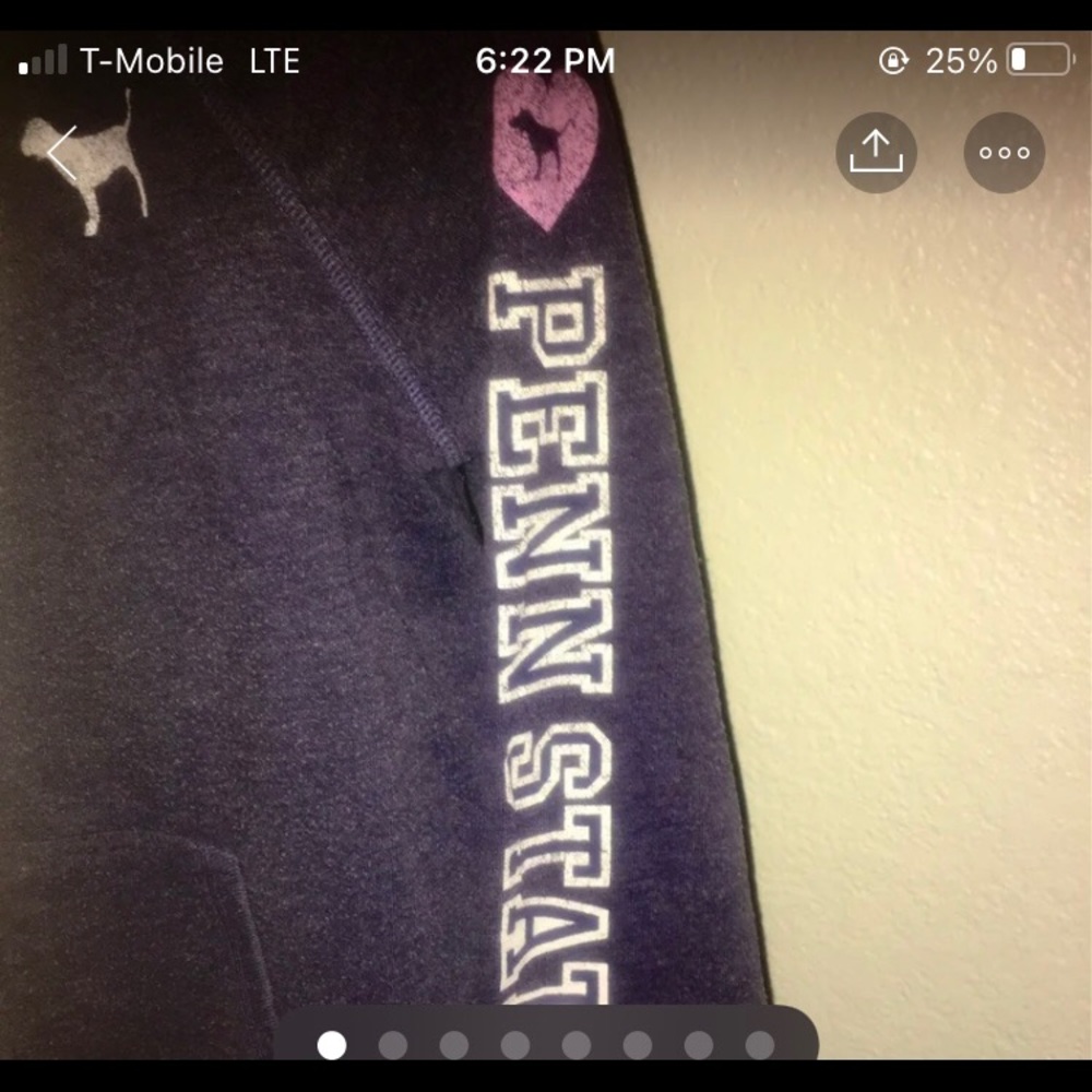 PINK PENN STATE full zip hoodie